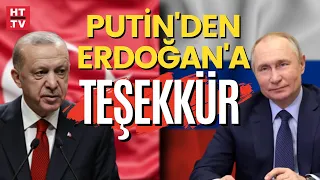 Cumhurbaşkanı Erdoğan, Rusya Devlet Başkanı Putin ile görüştü