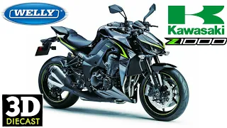 Welly 1/18 Kawasaki Z1000R 2017 | 3D Diecast Motorcycle