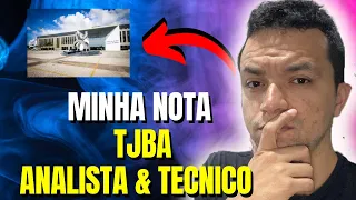 Minha nota no TJBA - Técnico e Analista (assista em 2.0x)