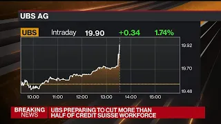 UBS to Cut More Than Half of Credit Suisse Workforce
