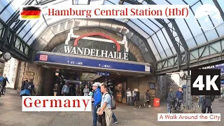 Hamburg (Hamburg Hbf) Germany Walking Tour 2022 🇩🇪