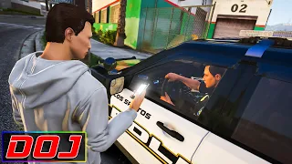 "Borrowing" Cell Phones | GTA 5 Roleplay | DOJ #160