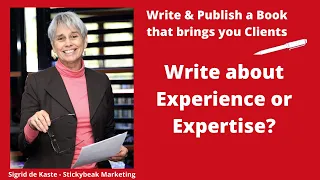 Writing about your Experience vs Expertise