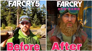 Characters Comparison in Far cry 5 vs Far cry new dawn