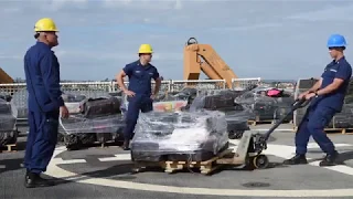 Coast Guard Cutter Stratton offloads more than 11 tons of cocaine