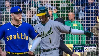 Seattle Mariners vs Oakland Athletics 5/22/2023 MLB The Show 23 Gameplay
