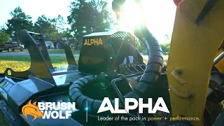 Brush Wolf ALPHA | extreme-duty brush cutter for skid steers