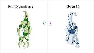 Ben 10 omniverse vs Gwen 10 side by side comparison Part 2