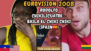 REACTION TO Rodolfo Chikilicuatre - Baila El Chiki Chiki (Spain 🇪🇸 Eurovision 2008)