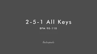 2-5-1 All Keys (90-110 bpm) - Jazz Improvisation Jam Backing Track Play Along