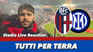 Bologna Inter 0-1 Stadio Live Reaction ❤️💙 SECONDO TEMPO NON GIOCATO! USCIAMO TRA GLI APPLAUSI ❤️💙