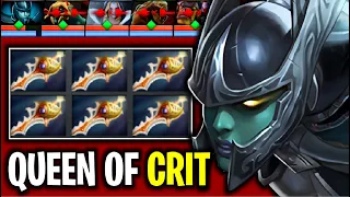 QUEEN OF CRIT..!! 1 vs 5 Phantom Assassin 6x Divine Rapier by Goodwin 7.27 | Dota 2