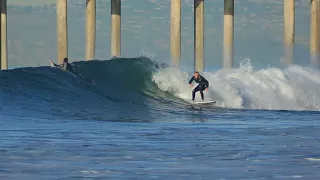 Surfing HB Pier | January 31st | 2018 (RAW)