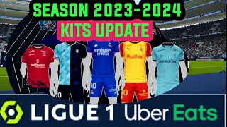 PES 2021  Ligue 1 Uber Eats kits Update Season 2023-2024