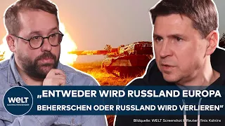 PUTINS KRIEG: "Es geht um Dominanz" – Selenskyj-Berater Mykhailo Podolyak zum Einfrieren des Kriegs