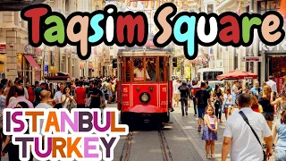 Istanbul Turkey Walking tour from Galata to Taksim Square 2022 I Restaurant I Attraction .