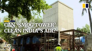 ‘Smog tower’ to help purify New Delhi’s polluted air