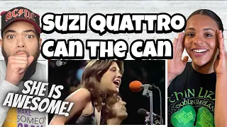 PURE ROCKER!| FIRST TIME HEARING Suzi Quatro -  Can The Can REACTION