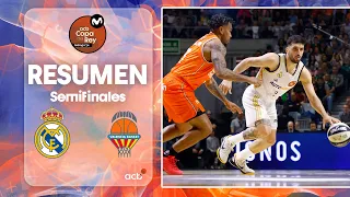 Real Madrid - Valencia Basket (95-76) RESUMEN | Copa del Rey Málaga 2024