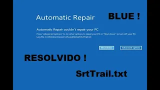 SrtTrail txt Windows 10 ERRO INICIALIZAÇÃO RESOLVIDO !