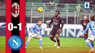 Il VAR annulla il pari di Kessie | Milan-Napoli 0-1 | Highlights Serie A
