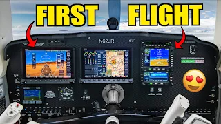 First Flight In Our Bonanza With New Avionics! (Full Glass Panel Upgrade Part 2)