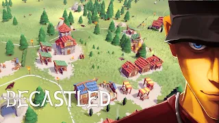 Becastled - Hill Fortress! Wolf dens can help You out! Part 1 | Let's play Becastled Gameplay