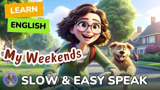 [SLOW] Weekends | Improve your English |Listen and speak English Practice Slow & Easy for Beginners