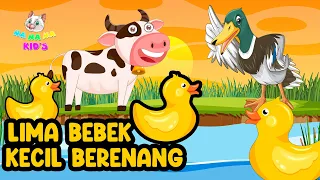 Lima Bebek Kecil Berenang - Five Little Ducks / Lagu Anak Indonesia Populer | NANANA KIDS