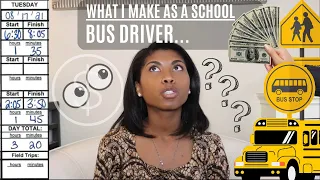 💲 What I make as a School Bus Driver in 2023| School Bus Driver Pay Check👀