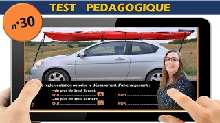 ✅Test code de la route 2023 #30  Permis de conduire