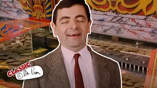 Will Mr Bean Win Big on the Coin Machine? | Mr Bean Funny Clips | Classic Mr Bean