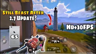 Still Beast After 2.7 Update | iPhone 6s PUBG/BGMI  Test 2023 | How to Fix Lag in 7,7+,8,8+,XR,XS