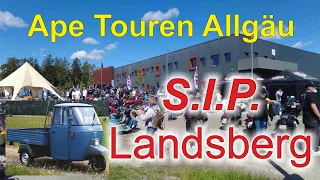 Ape P501 Tour zum S I P Open Day in Landsberg - Vespa Lambretta