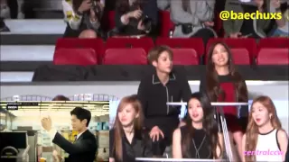 151202 Irene's reaction to Park Bogum's VCR on MAMA 2015 #BoRene