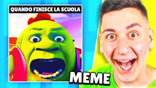 REAGISCO AI MEME PIÙ DIVERTENTI DI BRAWL STARS!