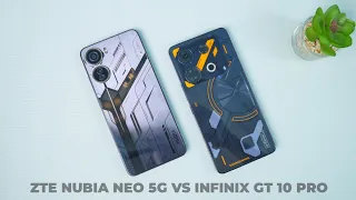 INFINIX GT 10 PRO VS ZTE NUBIA NEO 5G | UNISOC T820 VS DIMENSITY 8050