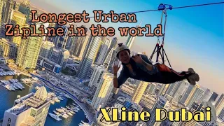 XLine Dubai Marina (World’s Longest Urban Zipline) experience