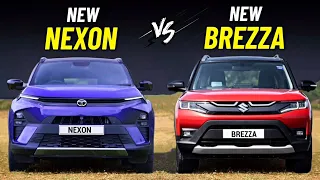 2023 Tata Nexon Facelift Vs Maruti Brezza - Which is Better?