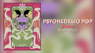 Making Psychedelic Poster Timelapse | Photoshop
