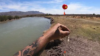 New secret river spot and how current and holes work in a river, in the Rio Grande #ADRIANUNKNOWN