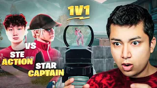 ROLEX REACTS to STAR CAPTAIN vs STE ACTION | PUBG MOBILE