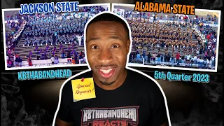 BandHead REACTS to Jackson State University vs Alabama State University | 5th Quarter (2023)