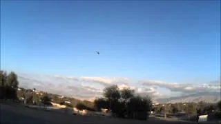 RC Heli AIRWOLF 50 size OS engine flying in AWAFI RAK