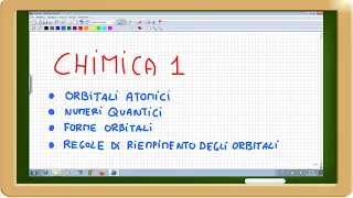 corso di chimica lezione nr. 5: gli orbitali atomici e numeri quantici