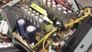 Computer Power Supply Repair - DEAD bad capacitor No / Flashing Green Light