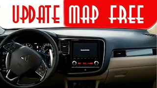 How to update GPS Navigation maps in Mitsubishi vehicle for free