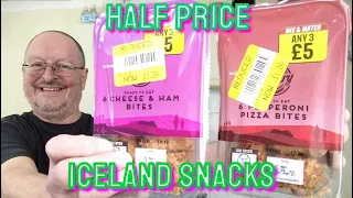 Iceland Cheese & Ham Bites And Pepperoni Pizza Bites ~ Half Price ~ Food Review