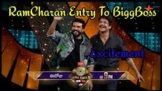 Ram charan in BIGG BOSS house | entertainment | full episode | RRR update | Ramcharan grand entry