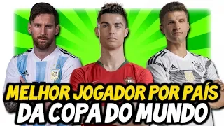 Melhor jogador DE CADA SELEÇÃO na Copa do Mundo